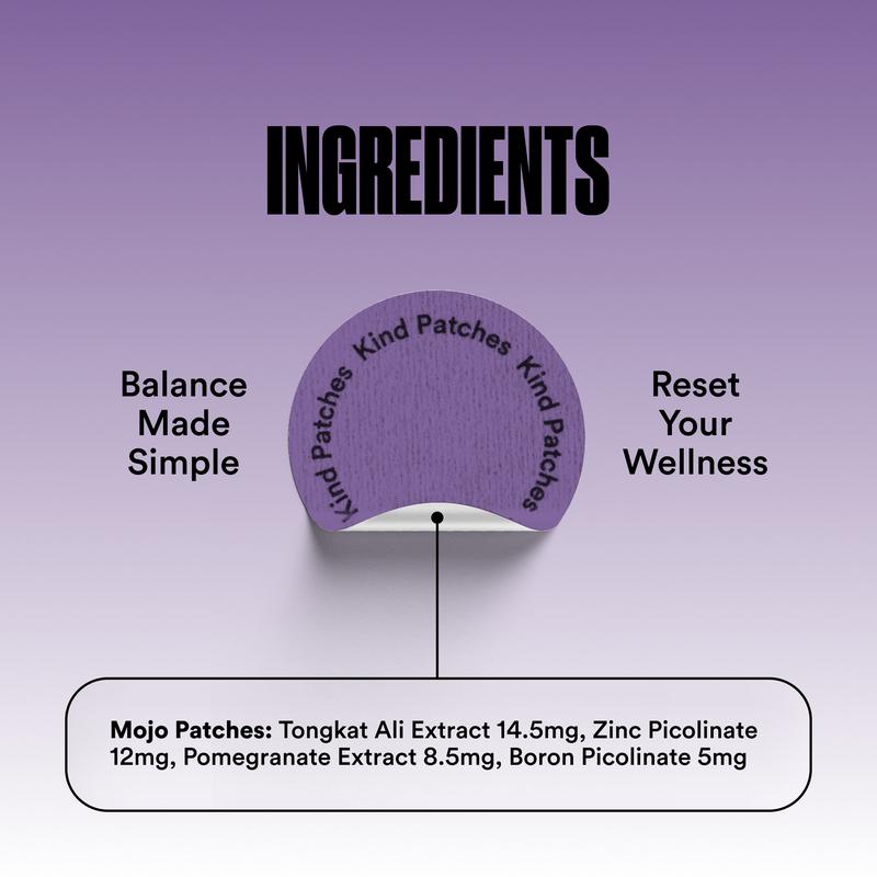 Kind Patches Mojo Patches: 30 Peek Vitality Patches, Support Natural/Daily Vitality, Health Confidence, Vegan, 1 Month Supply