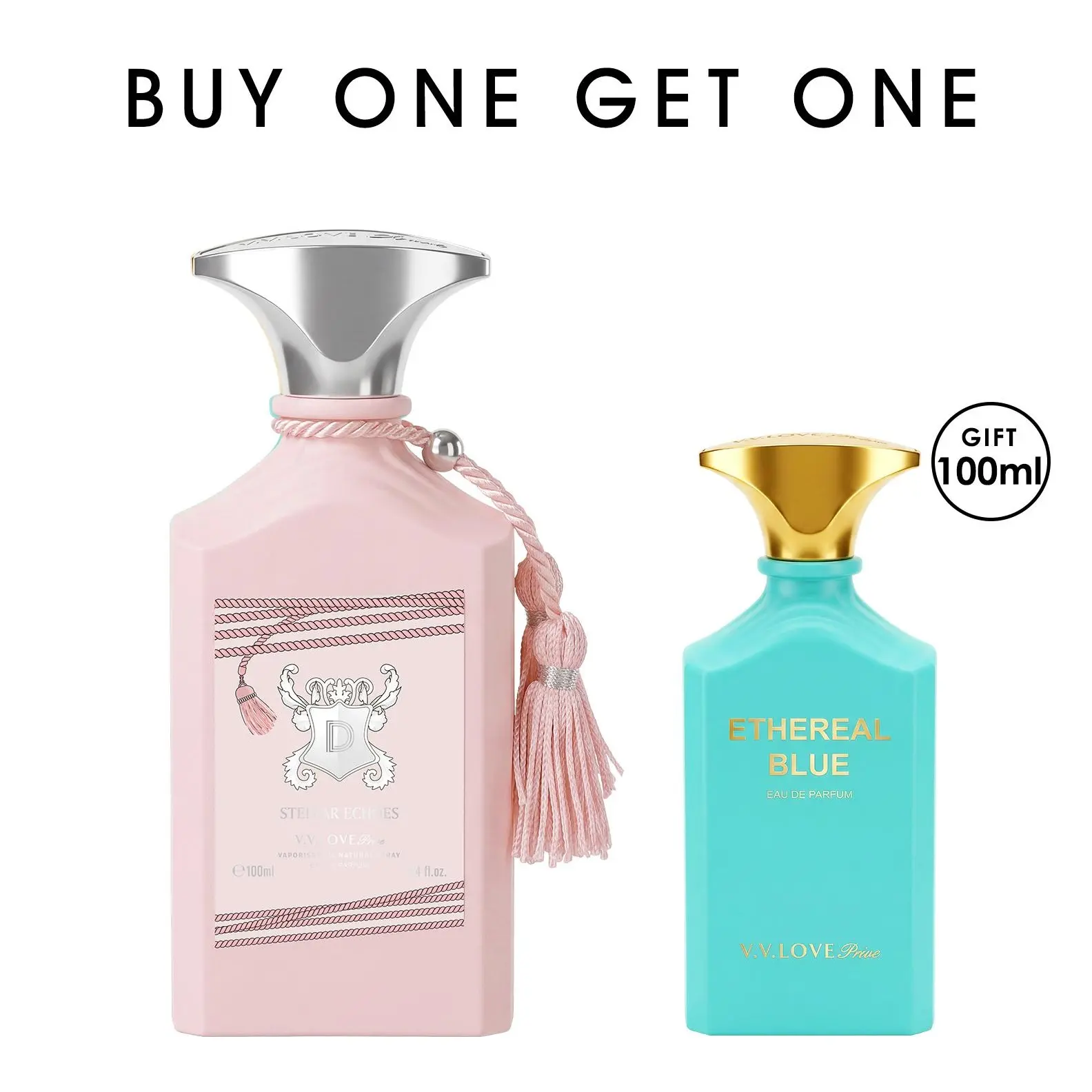[BOGO] STELLAR ECHOES | Floral Rose Fruity |  EDP Luxury Perfume 100ml | Lychee,Rose,Rhubarb,Musk | Date Night,Office,Daily Wear