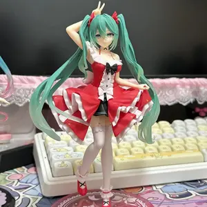 TAITO FURYU Original Anime Figure Hatsune Miku The Artist Bunny Girl Action Figure Toys for Kids Gifts Collectible Model Dolls