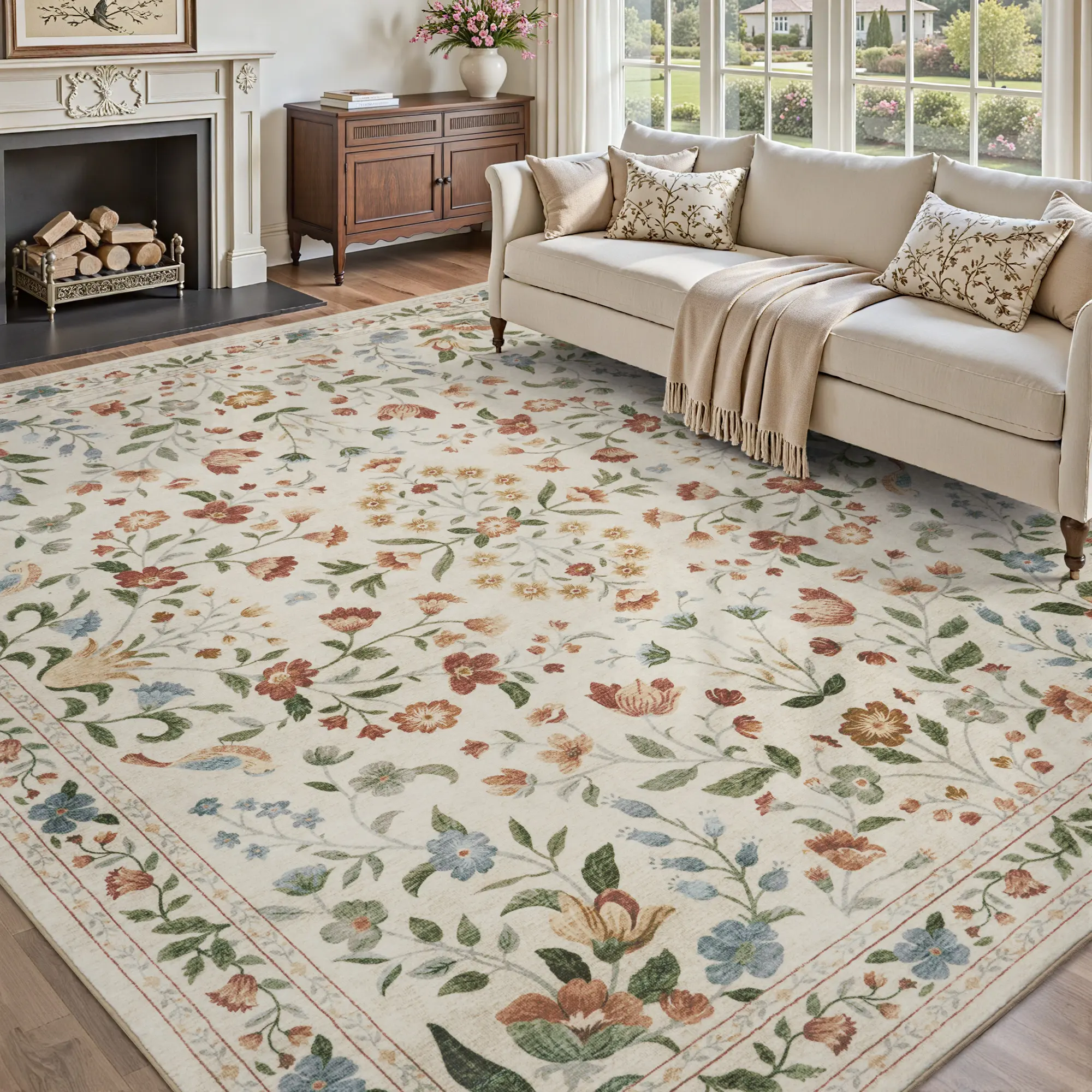 Leafia - Beige/Multi