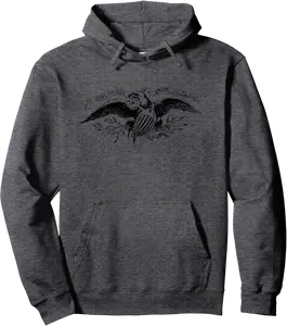 Vintage American Eagle "E Pluribus Unum" Pullover Hoodie - Dakotamc Shop 38B07YS5X4NP