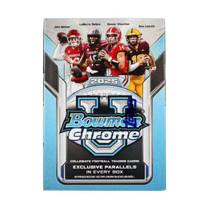 2025 Bowman University Chrome Football Blaster Box