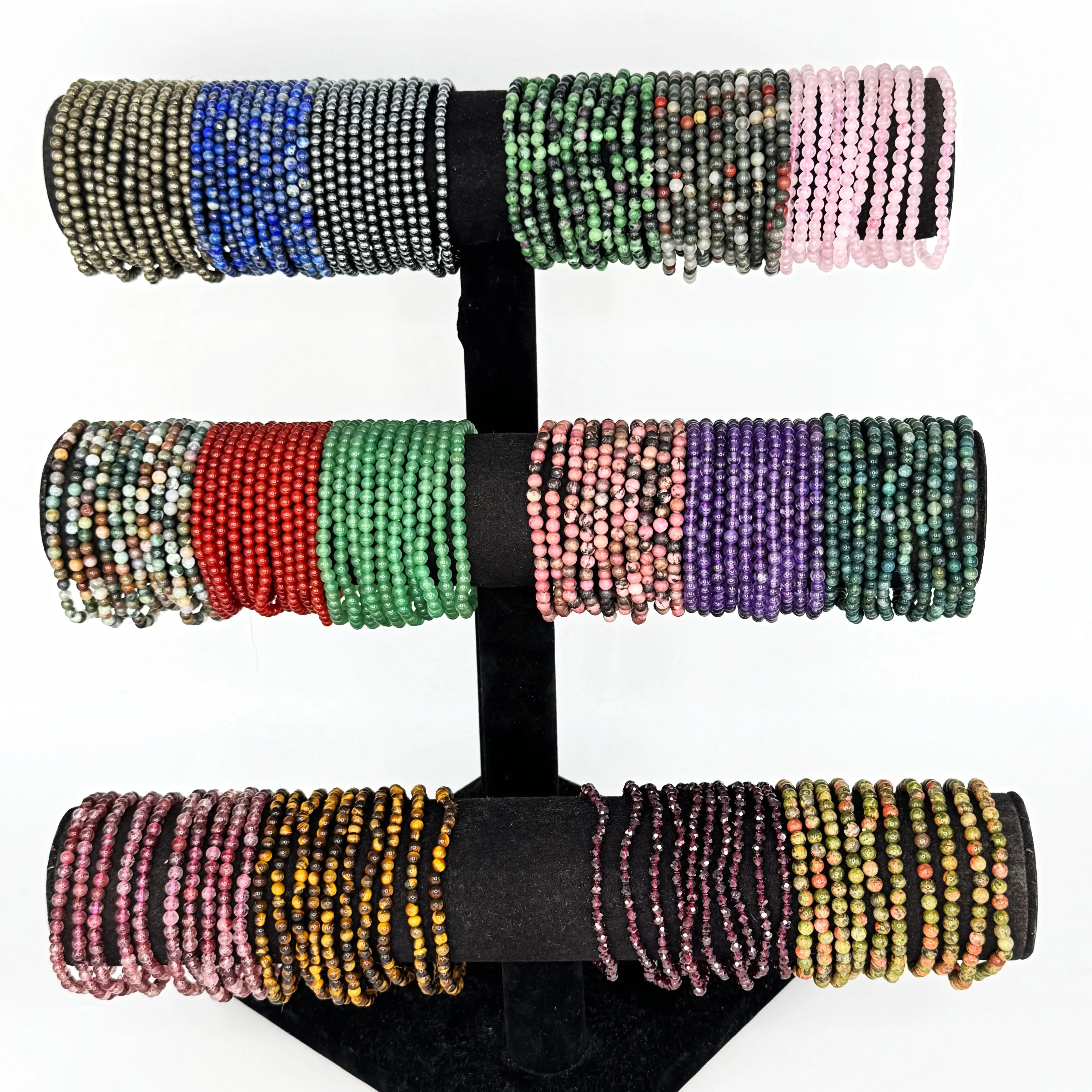 AAA Grade 4mm Beaded Bracelets