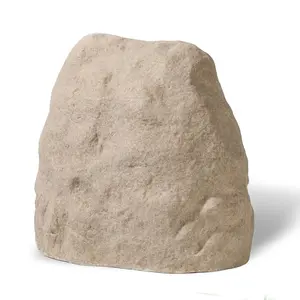 Small  Rock Cover 11" - Heavy Duty Fiberglass Landscape Rock for Sprinkler Valves & Utilities -  Sandstone
