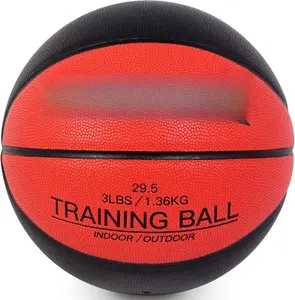 3lbs/2.2lbs Weighted Heavy Basketball 29.5/28.5"  Size 7/6 Outdoor Basketball Equipment for Improving Ball Handling Dribbling Passing and Rebounding Skill(deflated)