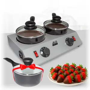 GorillaRock Chocolate Melting Machine | Professional Tempering Pot | Electric Fondue | 110V