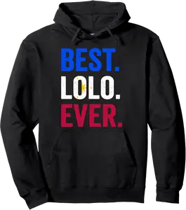 Best Lolo Ever Love Lolo Fathers Day Grandpa Birthday Pullover Hoodie - Vikramvikran Shop 72B0D7QYQQ58
