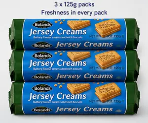 Bolands Jersey Creams Irish Butter Flavored Cream Filled Biscuits per bag 4.41 oz