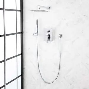 Wall Shower Unit with Handshower - Chrome