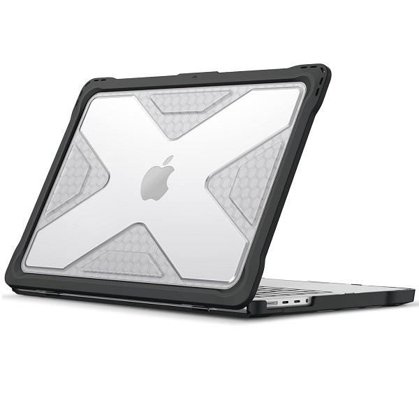 Fintie Heavy-Duty Case for MacBook Pro 14 (M5/M4/M3/M2/M1 Chip, Model A3434/A3401/A3185/A3112), Durable Laptop Cover with TPU Bumper & Vented Bottom