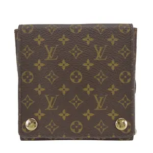 Pre-owned Louis Vuitton Canvas Small Leather Goods Monogram Jewelry Case