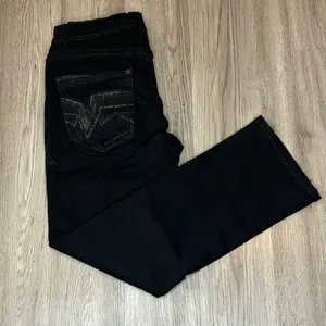 Men’s Western Blue Straight Fit Denim Jeans
