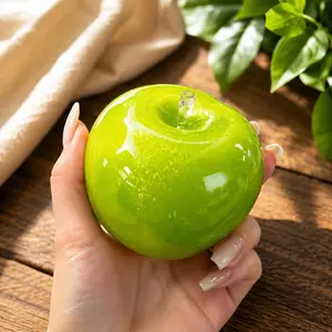 Green Apple Slushie Squishy | Crunchy Moldable Sensory Fidget Toy | Slow Rising Stress Reliever