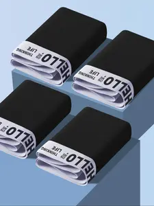 Men's Bamboo Fiber Underwear Set, S-4xl Sizes, Plain Design, Anti-Irritation No Tag, Durable Fabric, Casual Daily Wear