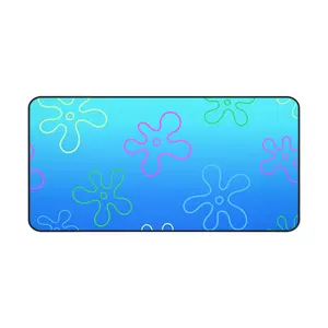 Spongebob Floral Desk Mat, Extra Large Gaming MousePad, Gaming Accessories, Desk Decor Setup, TCG Playmats, Desk Mat, PC Accessories.