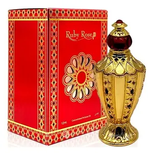 AFNAN RUBY ROSE 12 ML CONETRATED OIL PERFUME