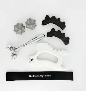 The Fascia Movement Skin Deluxe Fascia Foot Set with Fascia Restore Glide Tools for Plantar Fasciitis Relief & Postural Support