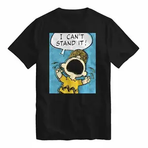 Angry Charlie Brown T-Shirt | Mad Expression Graphic Tee | Funny Cartoon Shirt | Unisex Classic Comic Crew Neck | Unique Streetwear Top | Trendy Streetwear Graphic Shirt | Trending Shirts For Men Women