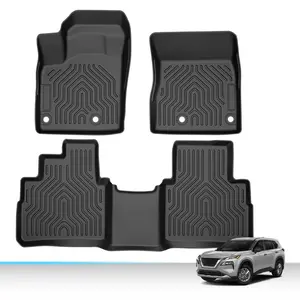 Car Floor Mats Fit for 2021-2023 Nissan Rogue,TPE All Weather Protection Floor Mats Rubber Liners
