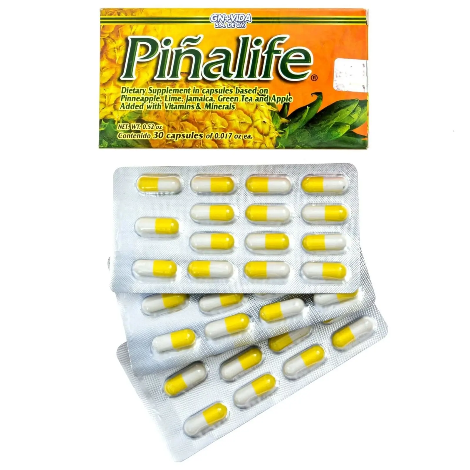 Pineapple Capsules – 30-Day Supply, 100% Original Herbal Supplement