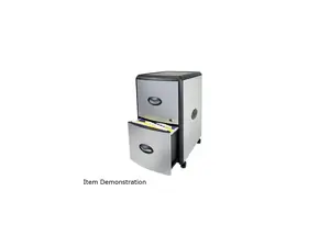 Storex - 61351U01C - Storex Metal-clad Mobile Filing Cabinet - 19 x 15 x 23 for File - Letter - Washable, Durable,