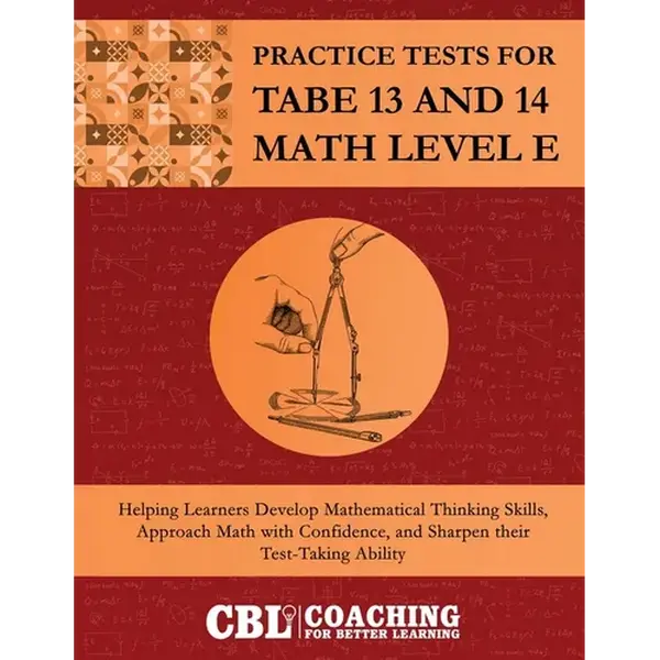 Practice Tests for TABE 13 and 14 Math Level E - Paperback