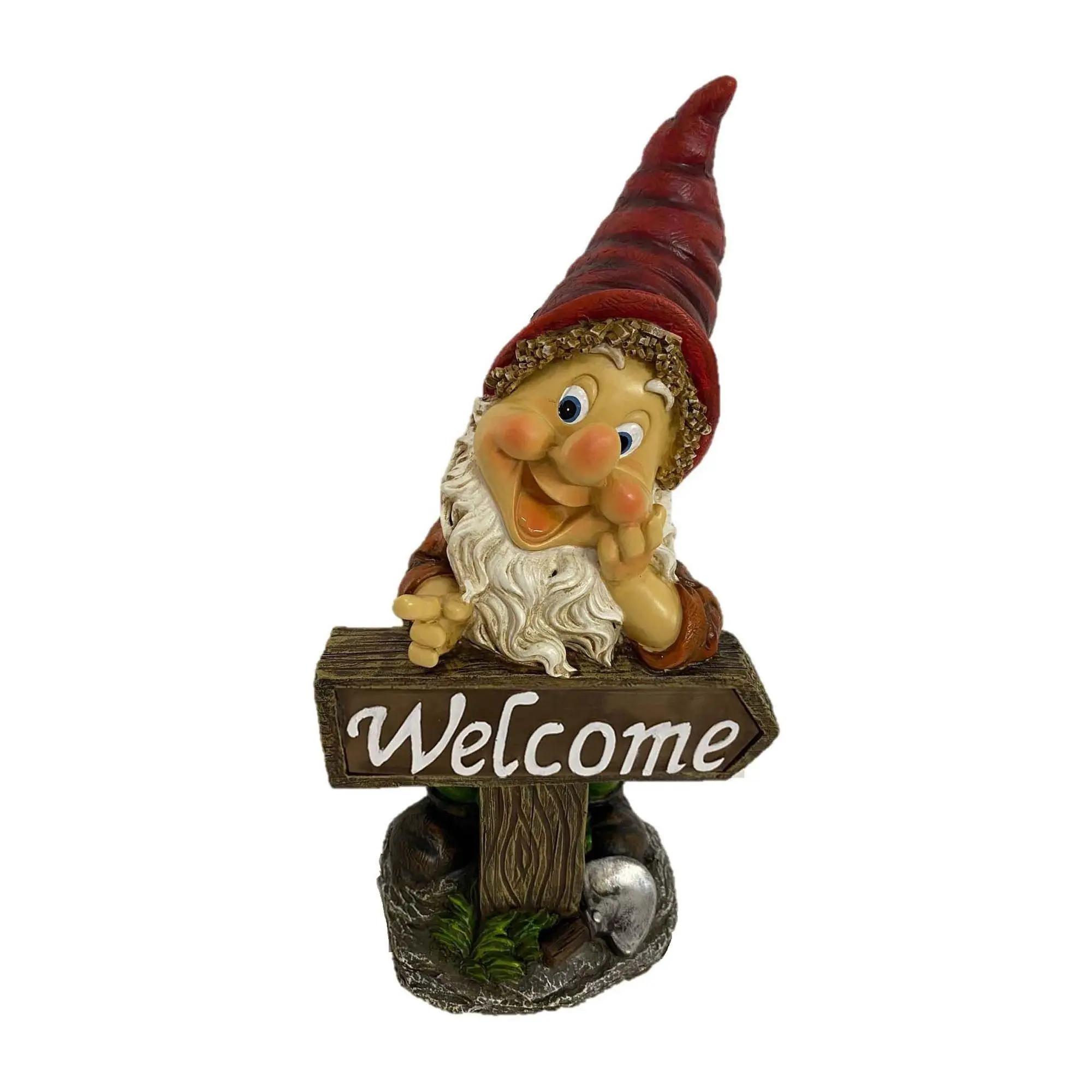 SWI Garden 13" Solar Welcome Gnome