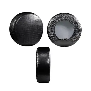 YUANYEE 4-Pack Tire Covers – Waterproof & UV-Resistant – Fits 30-32" Wheels – For SUV, RV, Truck, Trailer – Black Aluminum，Car Accessories Easy Installation Sun Protection