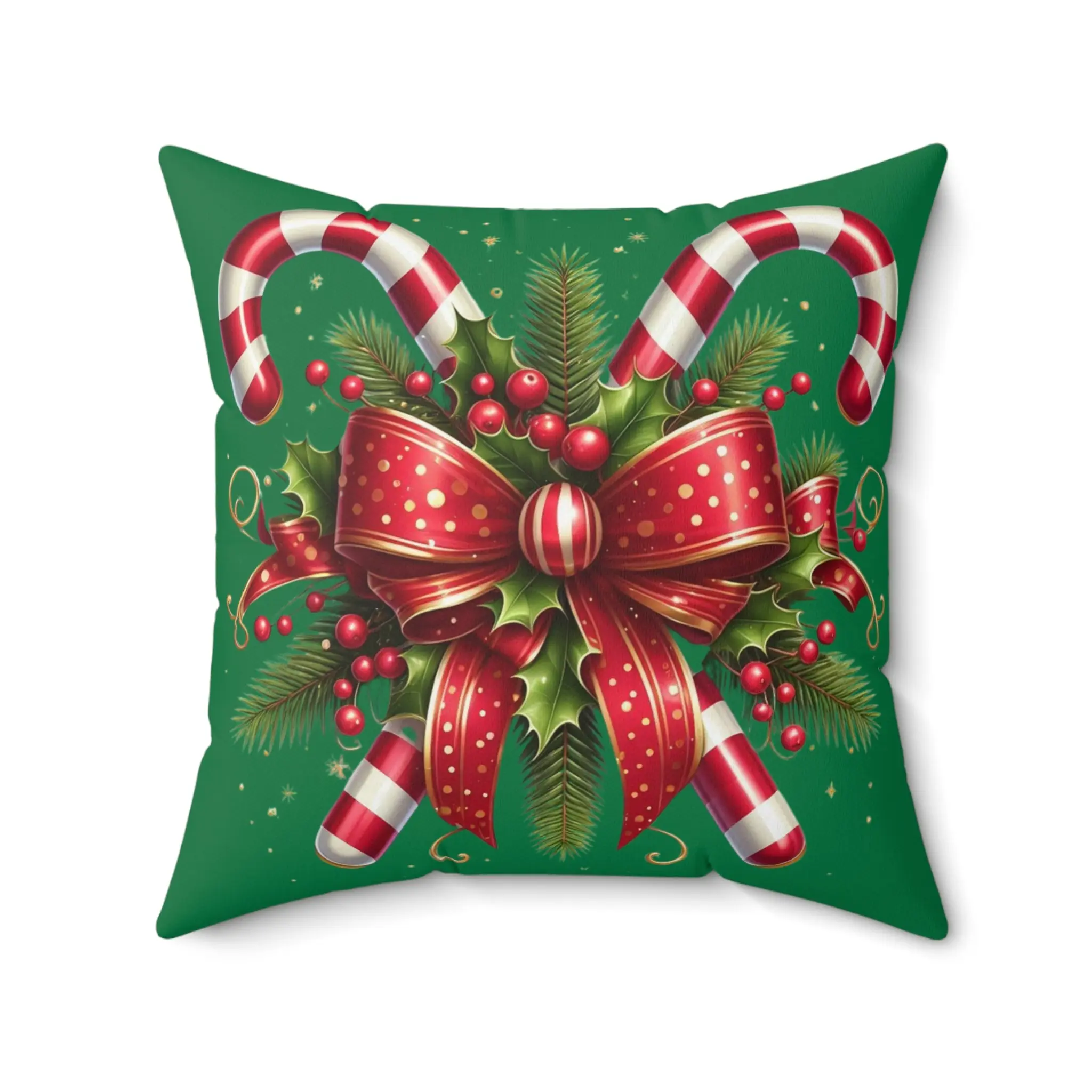 Christmas Candy Cane Couch Pillow, Holiday Decor, Winter Home Decoration, Festive Cushion, Seasonal Gift Idea, Cozy Living Room Accent