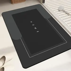 2.0 upgraded version Super Absorbent Bath Mat, Quick-drying Bathroom Mats, Super Absorbent Living Room Floor Mat , Rubber Non-slip Bottom, Easy to Clean Bathroom Rugs, Simple Kitchen Doormat