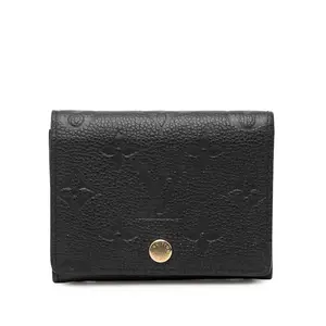 Pre-owned Louis Vuitton Calfskin Small Leather Goods Enveloppe Carte de Visite Monogram Empreinte Card Case