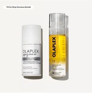OLAPLEX Seal + Shine Duo - Reparative Leave-In Conditioner + 2-in-1 Replenishing Rreatment for Moisture, Shine + Split End Sealing