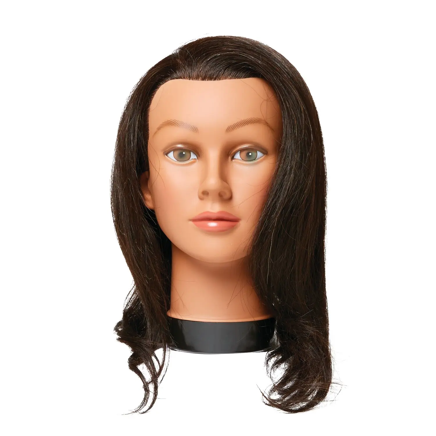 Salon Care Miss Heather Mannequin Head with Holder - Hair Styling Practice Tool, Hair Extensions & Wigs Accessory, Includes A Mannequin Head Holder