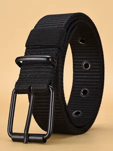 Men's Street Trend Tape Belt, Street Style Belt, Fashionable Minimalist Tactical Belt, Casual Waistband for Jeans Trousers, Trendy All-Match Belt