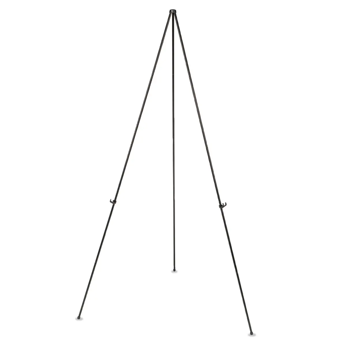 Bi-Silque Visual Communication Products BVC 61.5 in. Lightweight Steel Instant Easel, Black