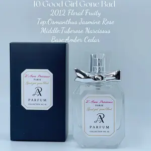 No.40 GOOD GIRL GONE BAD 2012 Floral Fruity Top:Osmanthus Jasmine Rose Middle:Tuberose Narcissus Base:Amber Cedar  Size: 30ML 1oz L’Aura Précieuse Women Long Lasting Oil Base Fragrance Parfume