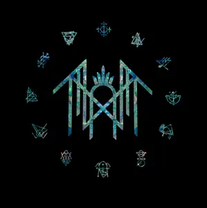 Sleep Token Green Glitter Runes Sticker Vinyl DecalII5