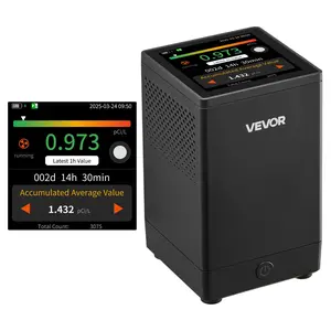 Home Radon Meter Detector 2Bq to 20kBq/m³ Rechargeable Color LCD Display
