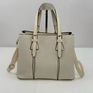 Women's Elegant Leather Handbag with Casual Crossbody Adjustable Strap Versatile Day Wear Bag