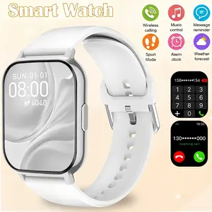 2026 model smartwatch features an LED display, over 100 sports modes, a 180 mAh battery, multimedia display functionality, a pedometer, fitness tracker, and compatibility with iOS and Android systems. watch cover multifunctional,summervibes