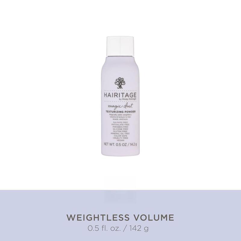 Hairitage Hair Texture Powder for Men and Women - Volumizing Hair Product - Texturizing Powder for Fine Hair - Add Texture to Any Hair Style or Hair Type, Weightless Formula - Vegan + Cruelty-Free