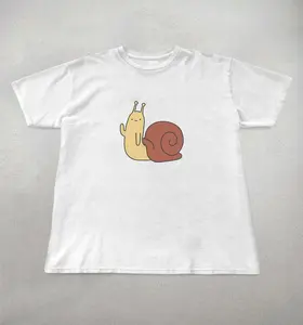 Snail Shirt, Cute Snail graphic tee, Simple shirts, Unisex cotton shirts, Indie shirts, Casual shirts, Snail T-shirt, Funny shirts, Trendy