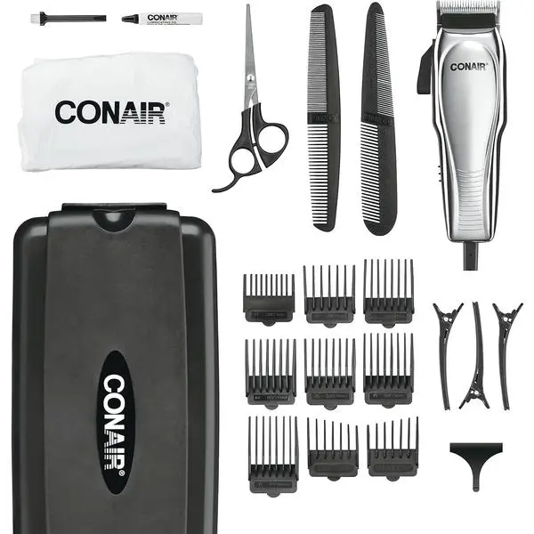 ConairMAN Hair Clippers for Men, 21-Piece Home Hair Cutting Kit