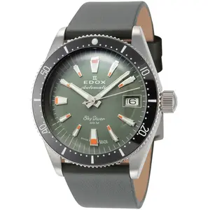 Edox Women's SkyDiver 38mm Automatic Watch 80131-3NC-VI