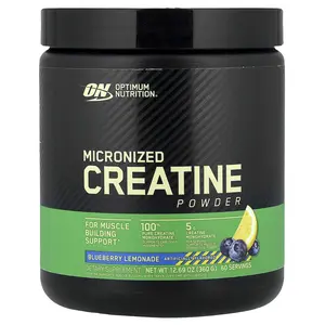 Optimum Nutrition Micronized Creatine Powder, Blueberry Lemonade, 12.69 oz (360 g)