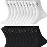 Men's Cross Print Crew Socks, Casual Comfy Mid-calf Socks for Daily Wear, Men's Stylish Socks for All Seasons, Sock Pairs, Breathable Fabric Knit Socks, Casual Fashion Socks, Summer Socks