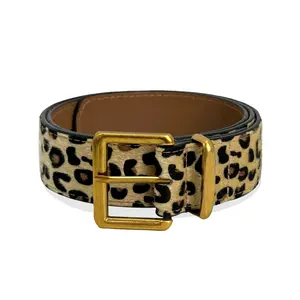 HAILTH Women Wide Suede Belt, Thick Fashion Waist Belt Gold Buckle Design, Versatile Dress Jeans Waistband For Daily Outdoor Casual Wear