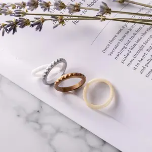 Silicone Wedding bands women:2.5mm Wide - 2mm Thick Gold and Silver Rubber Rings with Half Size,4-8 Variety Multipack