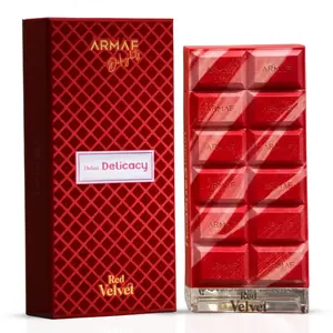 Dubai Delicacy Red Velvet Eau de Parfum Spray 70ml (2.3 oz) By Armaf Delights Dubai Delicacy Red Velvet Eau de Parfum Spray 70ml (2.3 oz) By Armaf Delights