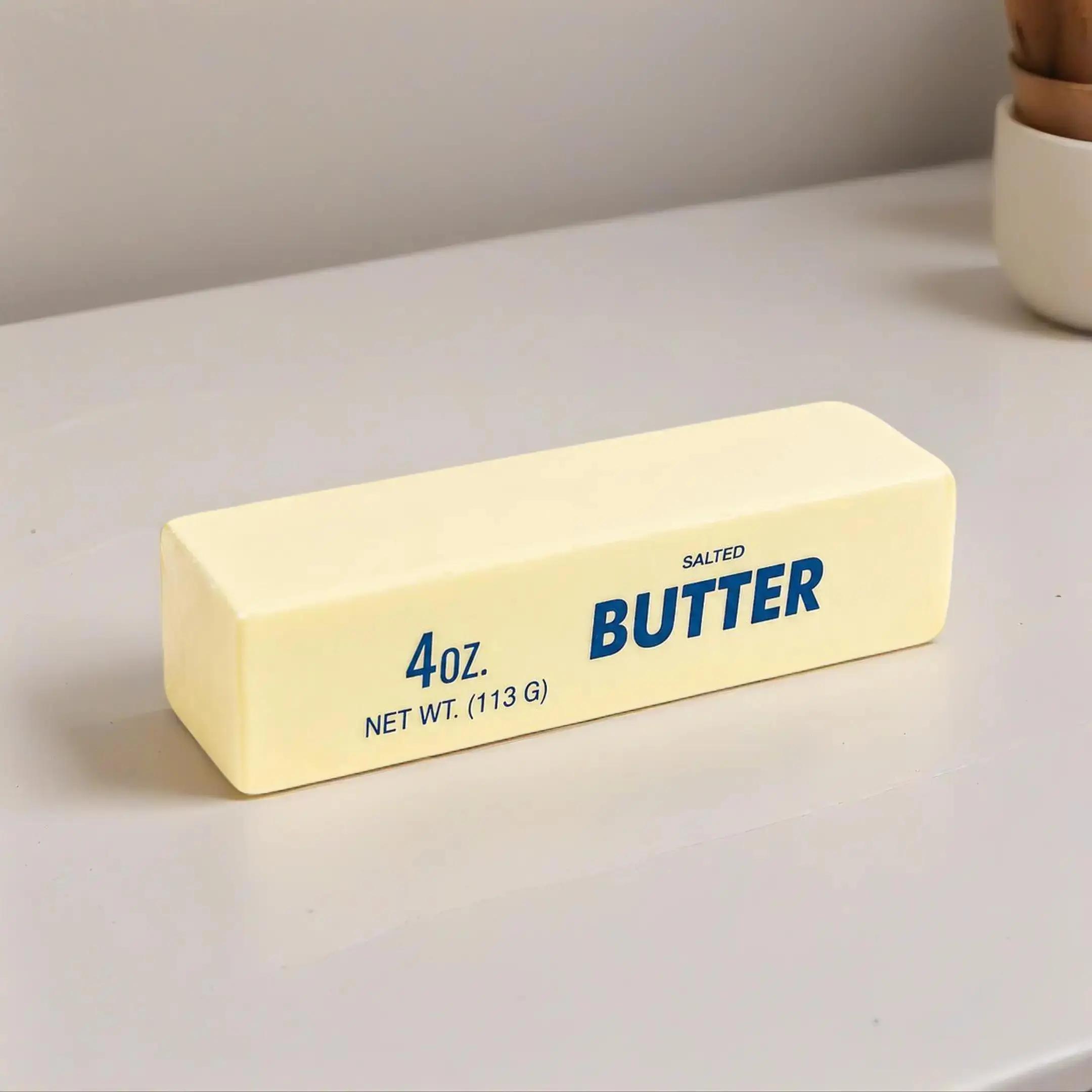 Salted Butter taba Squishy Toy Soft Cream scent Scented Stress Relief silicone Fidget Toy Safe Material Fun Cream Stick Shape Cute Gift for All Ages squeezluck slow rising squishy squeezluck dumpling squishies pack